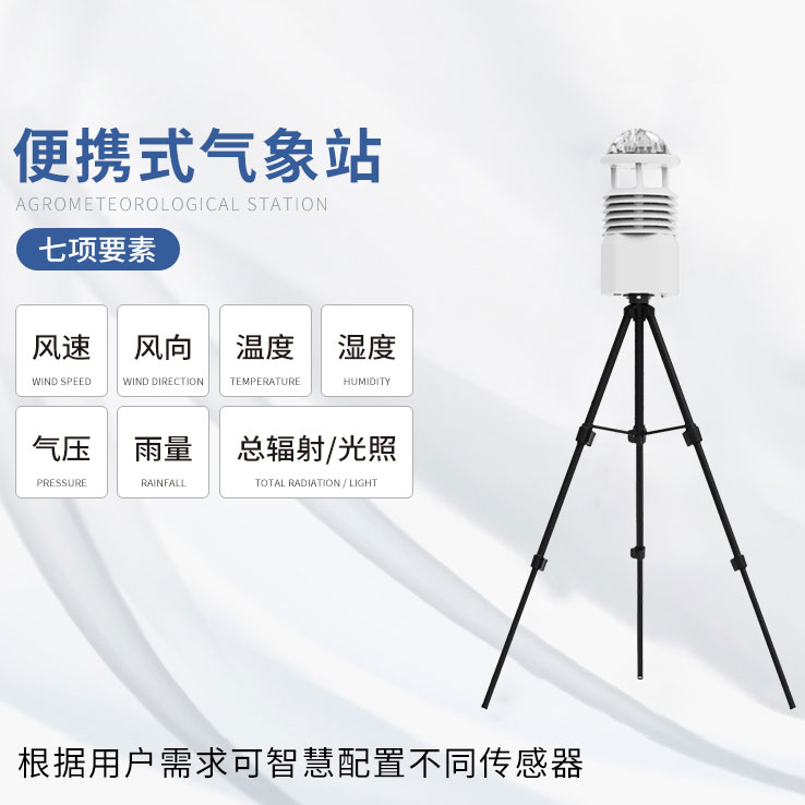 無(wú)線(xiàn)傳輸數(shù)據(jù)的便攜式氣象站